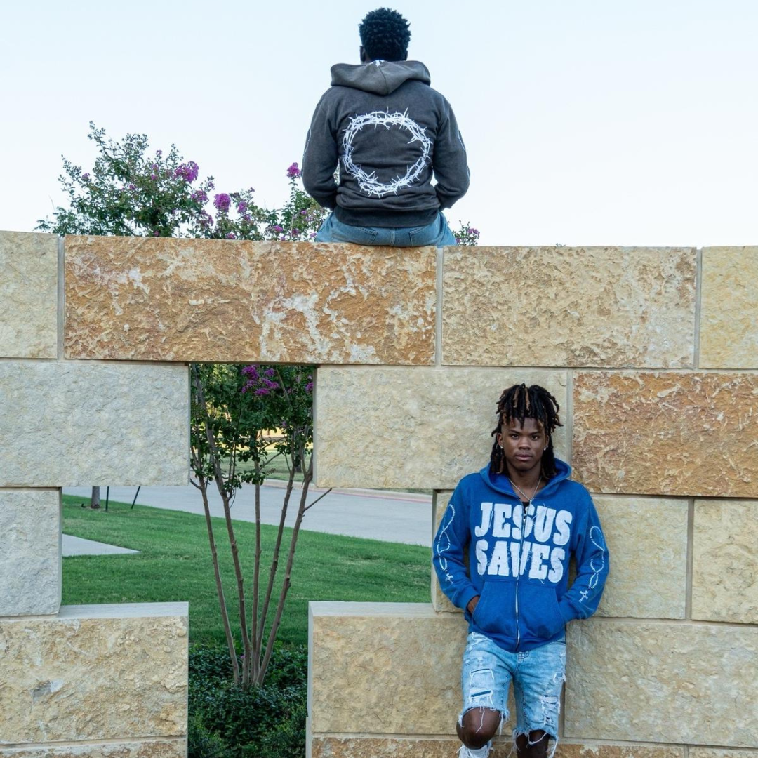 Sweat à capuche unisexe Jésus sauve