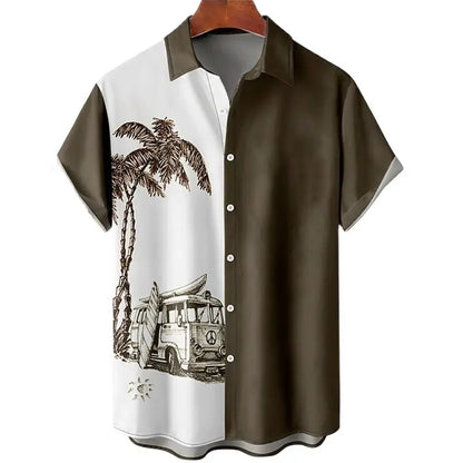 Chemise de vacances pour homme à La Havane 