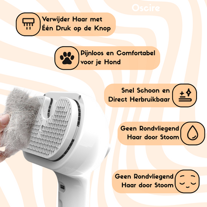 Brosse à brume | Perte de poils printanière en toute simplicité ! 