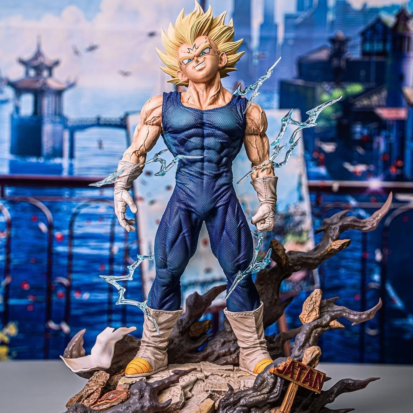 Statue de Majin Vegeta de Dragon Ball Z (1 achetée, 1 offerte) 