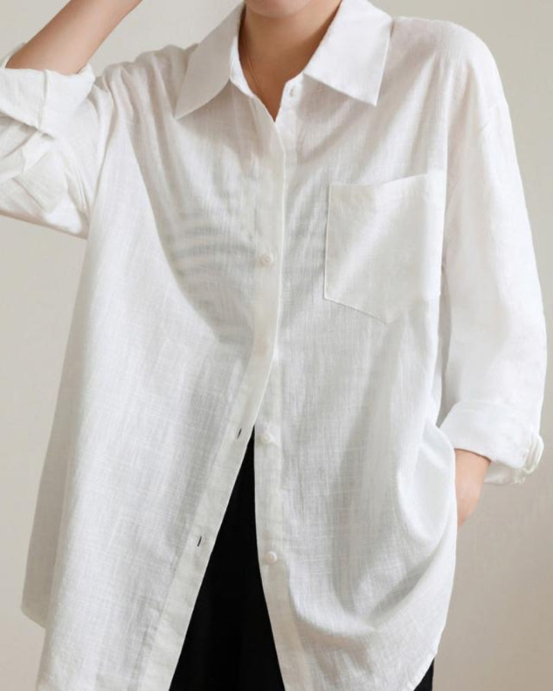 Chemise en lin pour femme Hampton