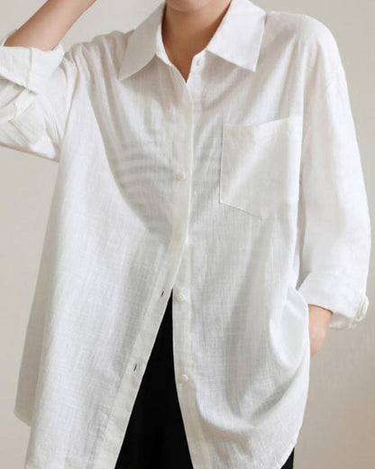 Chemise en lin pour femme Hampton