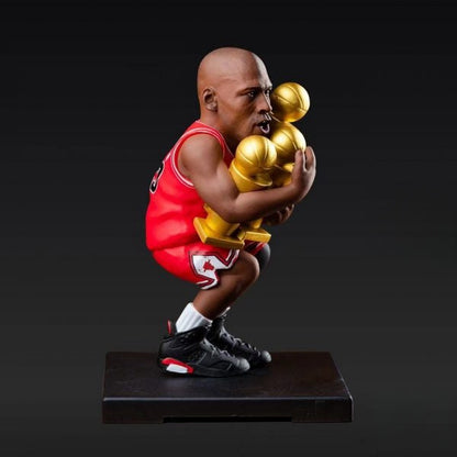 Ornement commémoratif légendaire du grand joueur de basket-ball, 7 pièces 