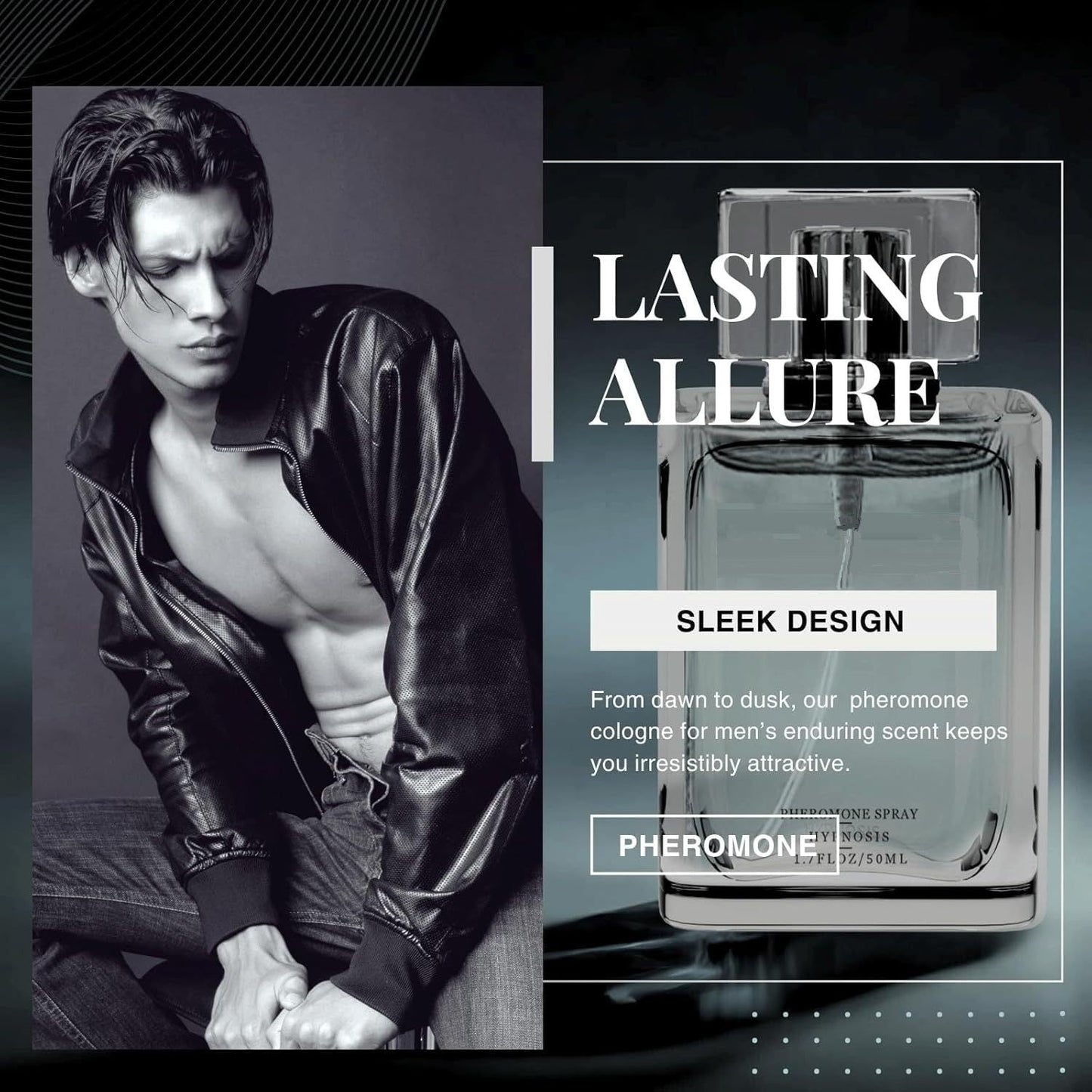 Eau de Cologne aux phéromones longue durée pour hommes