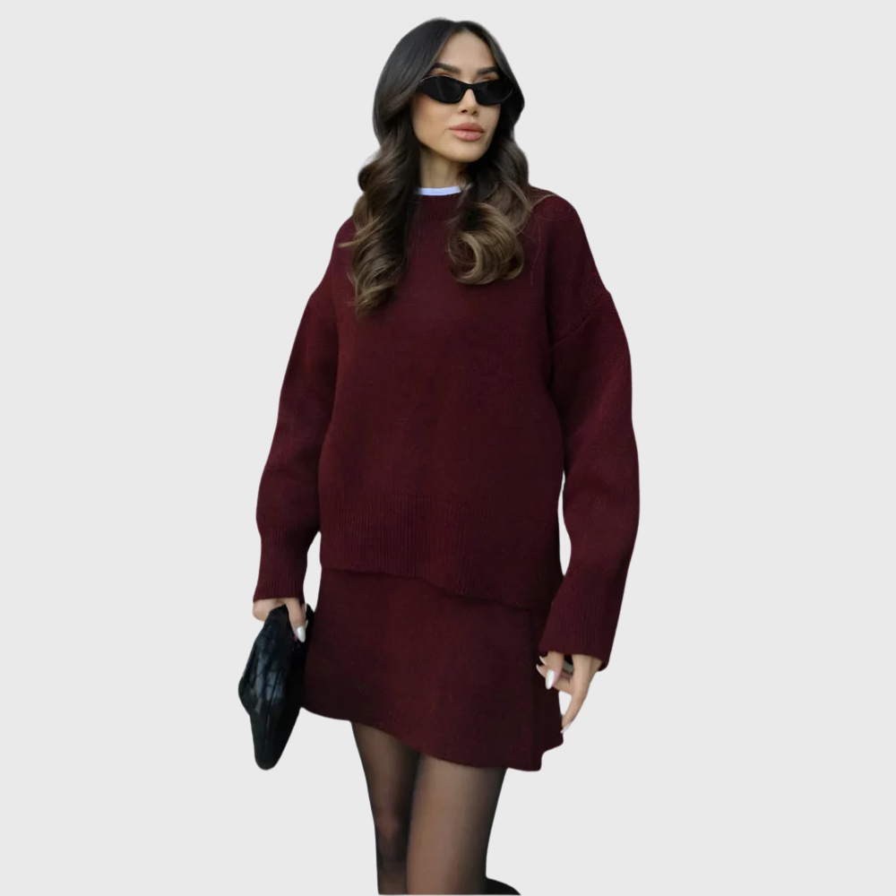 Elena | Ensemble en maille douillette