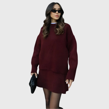 Elena | Ensemble en maille douillette