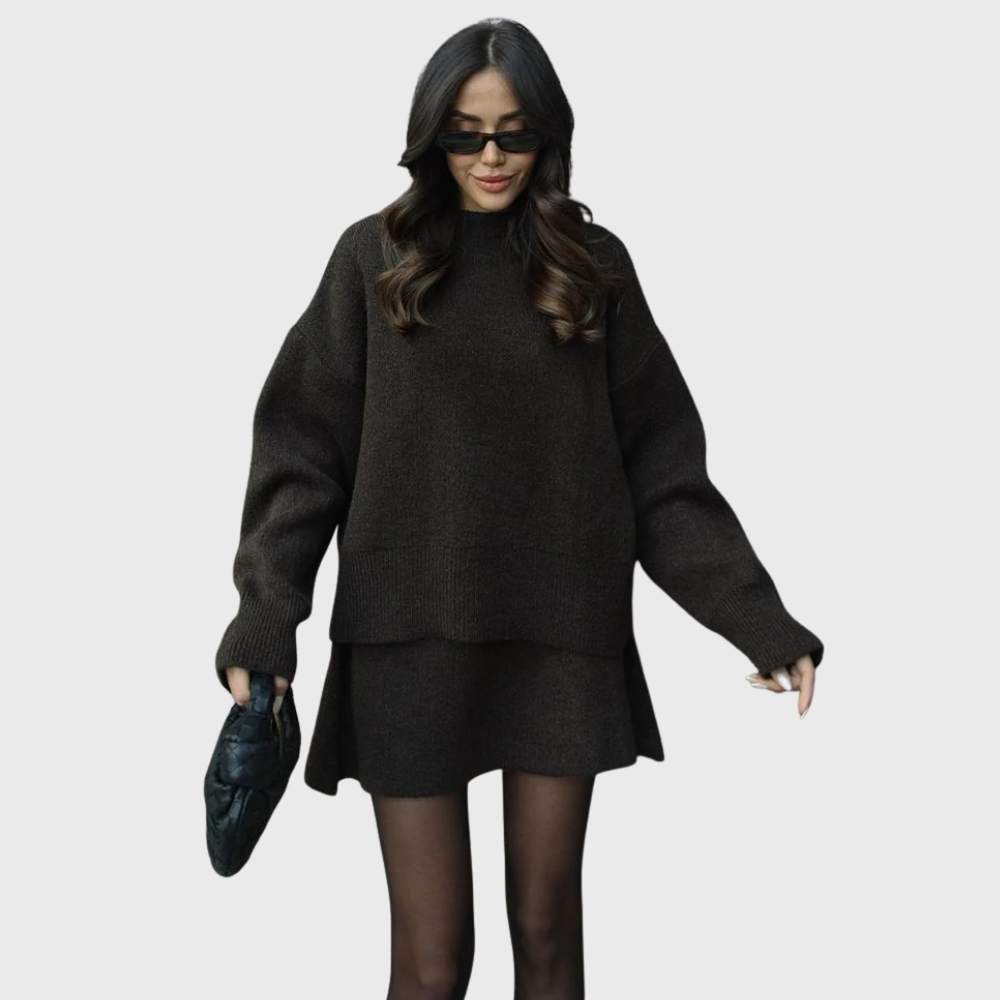 Elena | Ensemble en maille douillette