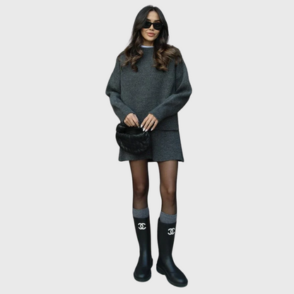 Elena | Ensemble en maille douillette