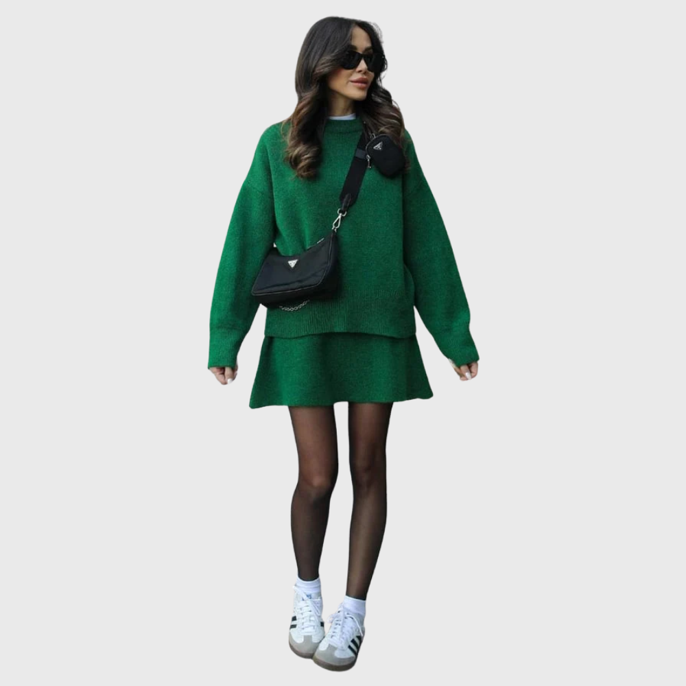 Elena | Ensemble en maille douillette