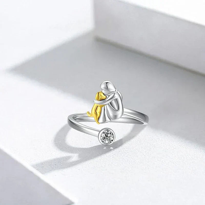 Rose™ | Ring with Dog Icon