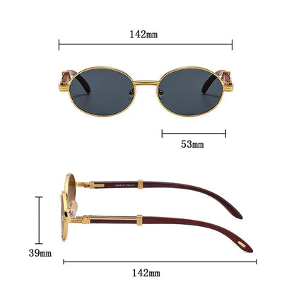 « Ezra » - Lunettes de soleil ovales haut de gamme Zoua®