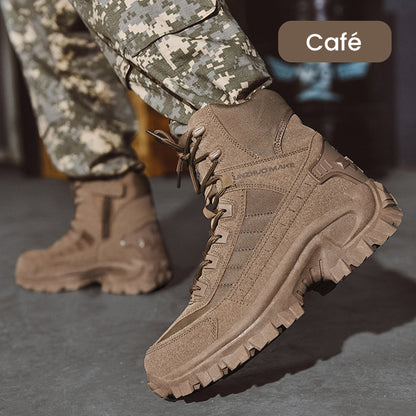 Livraison gratuite 🎁Bottes de combat imperméables et anti-perforation pour hommes (amélioration de la durabilité) 