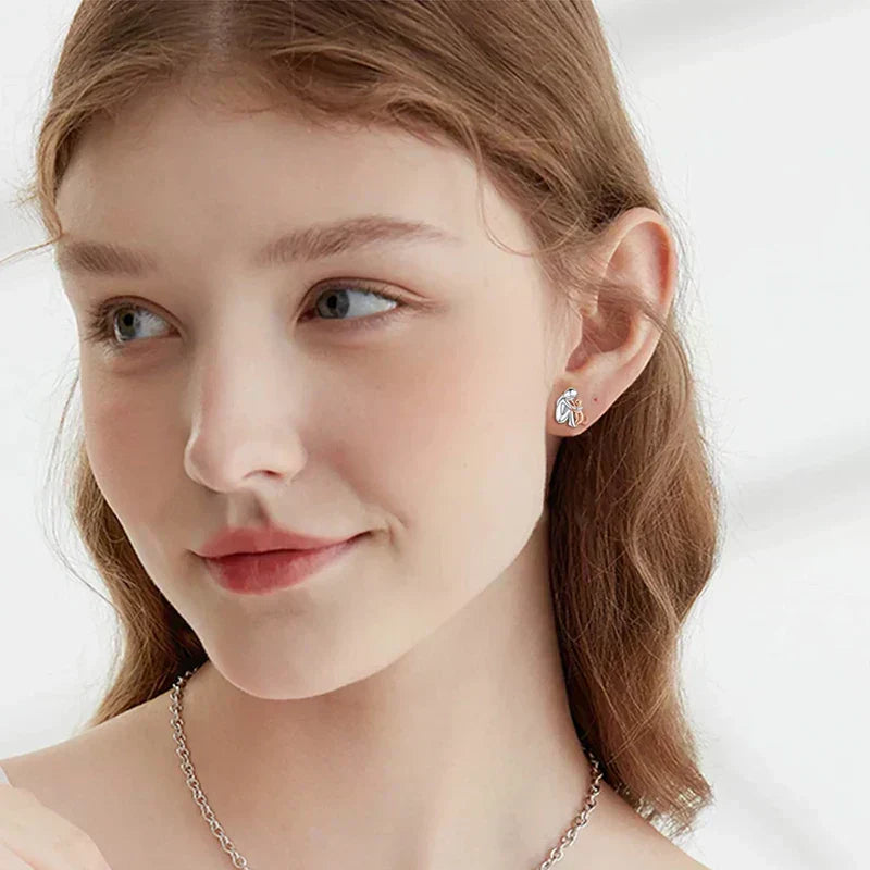 Leila™ | Cat Icon Earrings