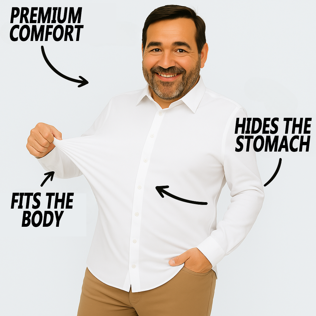 Chemise ajustée et infroissable