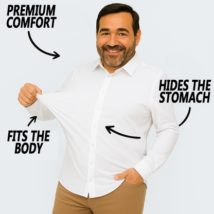 Chemise ajustée et infroissable