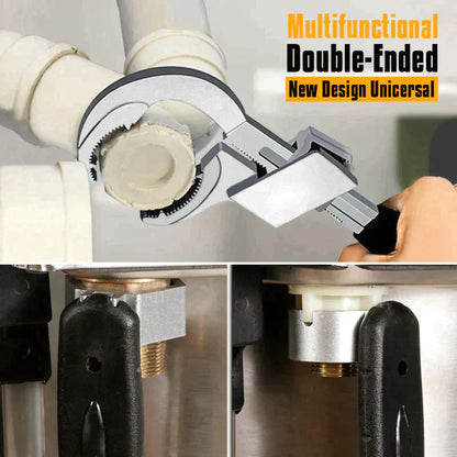 🛠️Clé à fourche double réglable universellement