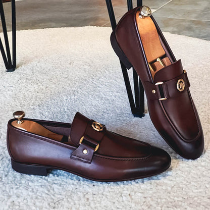 Mocassins en cuir véritable William™