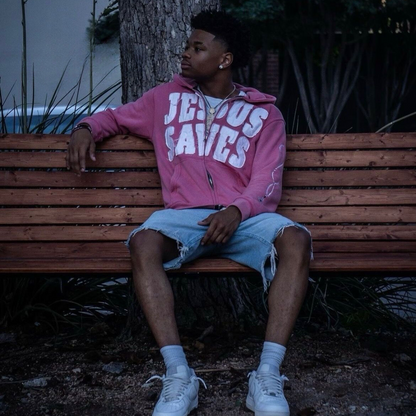 Sweat à capuche unisexe Jésus sauve