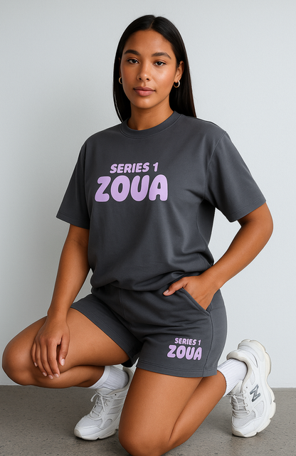 Haut surdimensionné confortable avec short GRATUIT