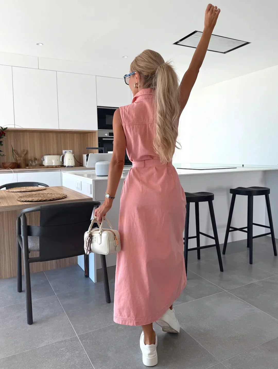 Isabelle | Robe longue en jean