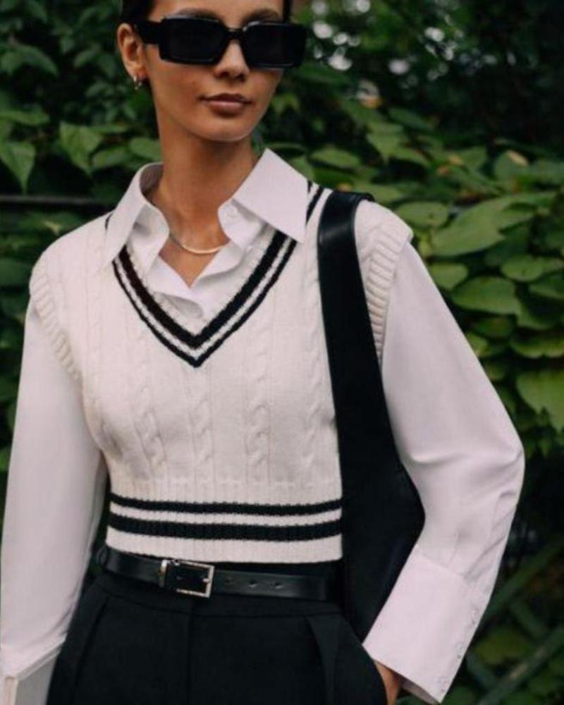 Le gilet pull Camille