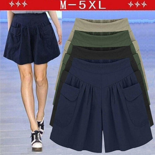 Short de plage avec ceinture élastique
