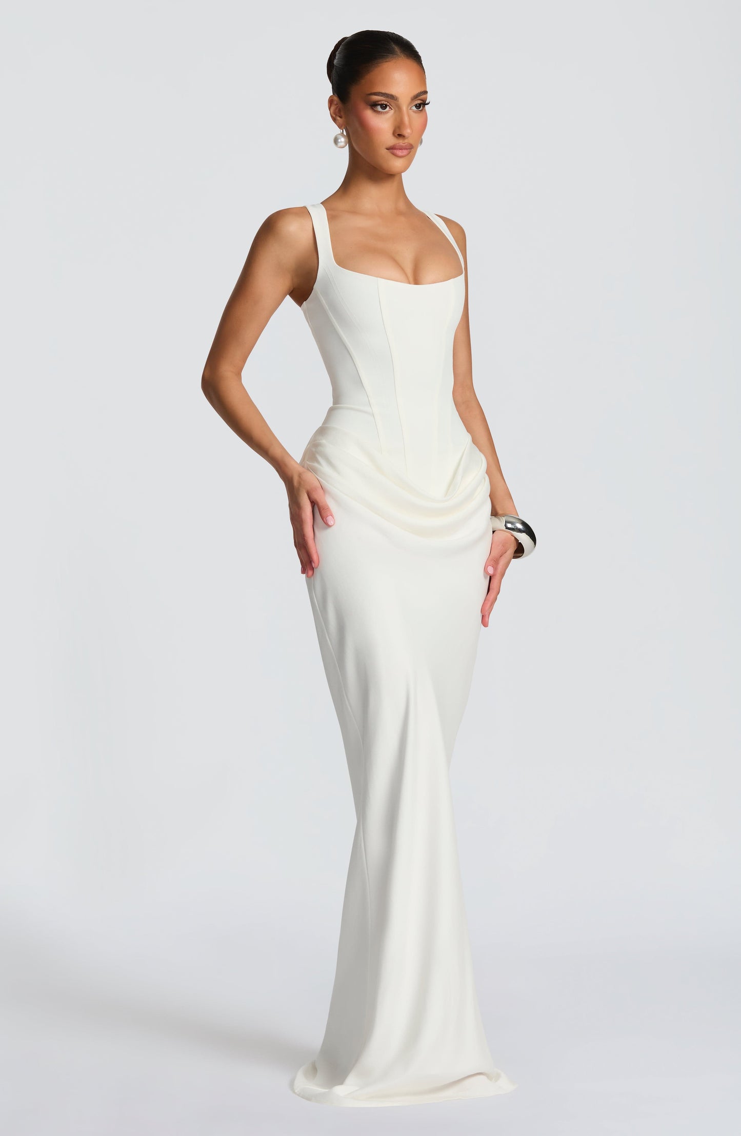 Leonor | Square Neck Maxi Dress