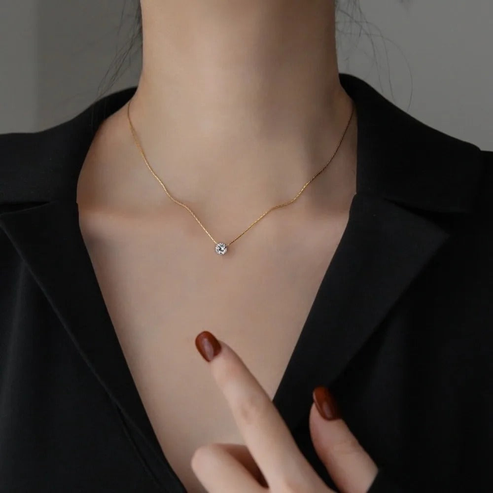 Collier Cléa Moissanite 