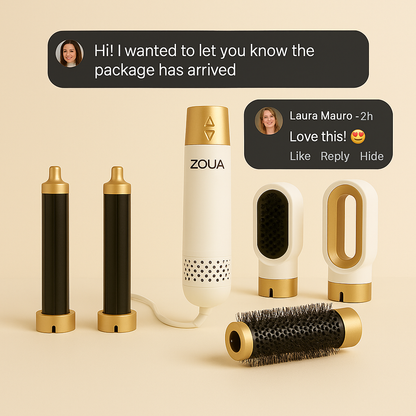 Solution 5 en 1 HairMaster pour tous vos styles de coiffure