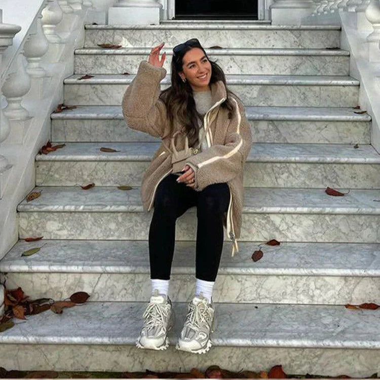 Kalina™ | Manteau oversize en peluche