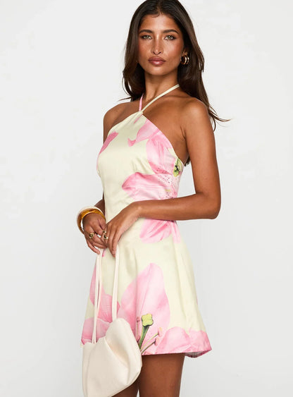 Mini-robe dos nu Jardins d'Eden