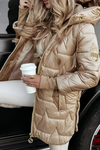 Kate™ | Manteau d'hiver élégant à capuche