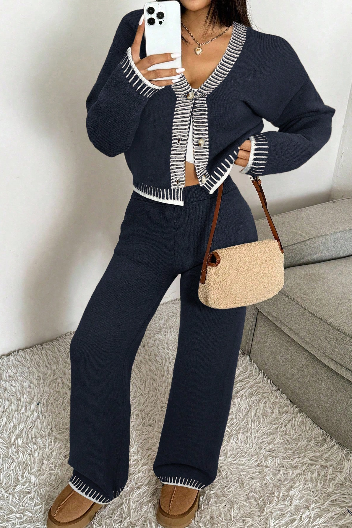 Ensemble tricoté Noa