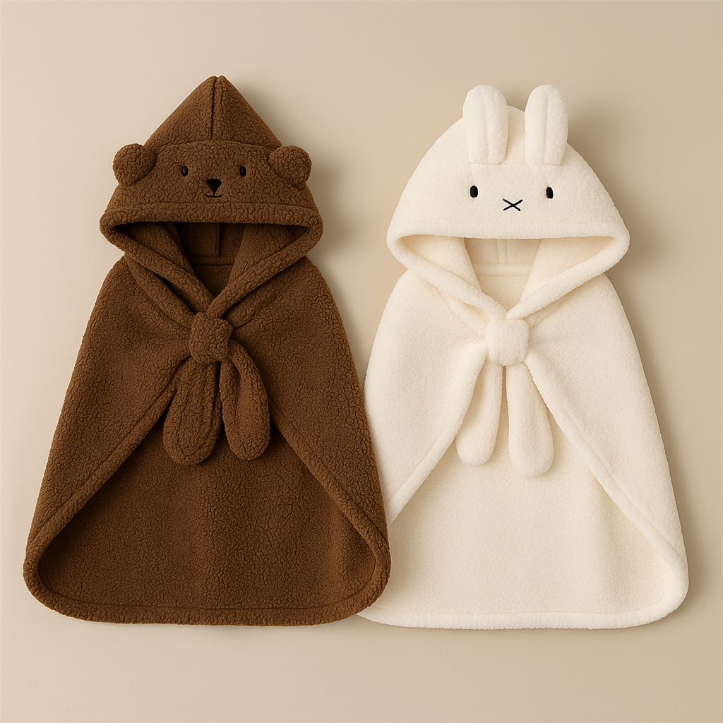 La cape à capuche SnuggleBear 