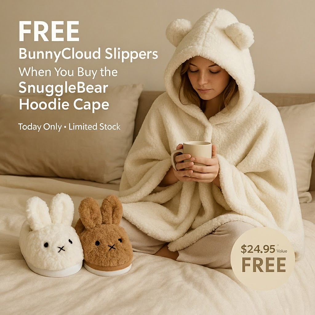 La cape à capuche SnuggleBear 