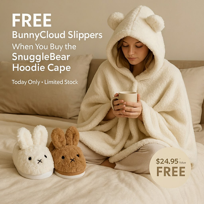 La cape à capuche SnuggleBear 