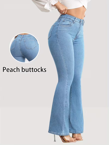 CurveLift | High-Waist Stretch Flare Jeans