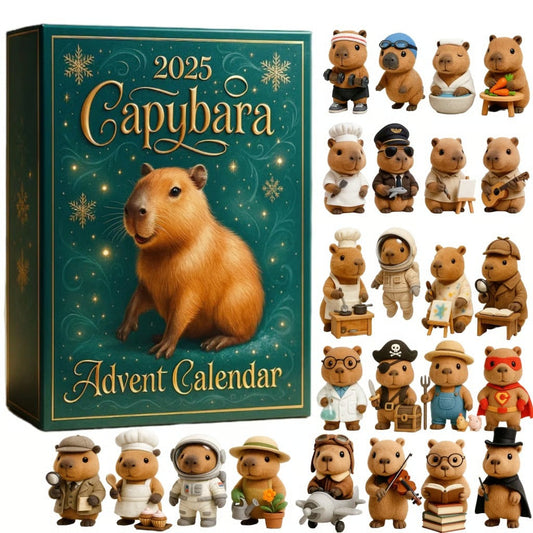 Calendrier de l'Avent avec capybara 2025