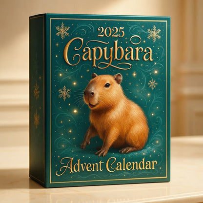 Calendrier de l'Avent avec capybara 2025
