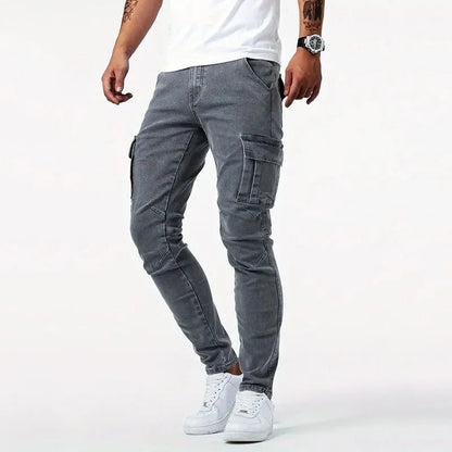 Pantalon cargo slim Kenzi