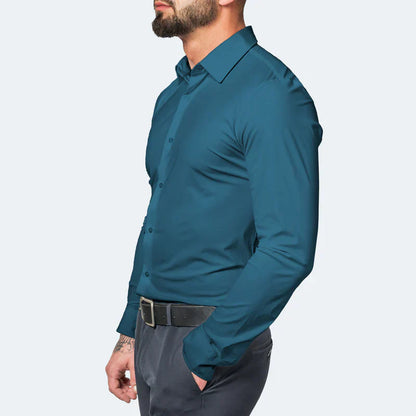 Chemise ajustée et infroissable