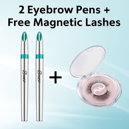 Stylo à sourcils microblading 3D + cils magnétiques