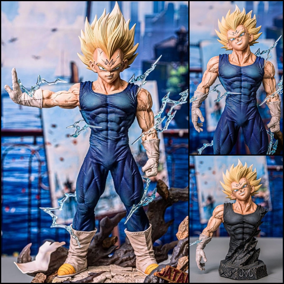 Statue de Majin Vegeta de Dragon Ball Z (1 achetée, 1 offerte) 