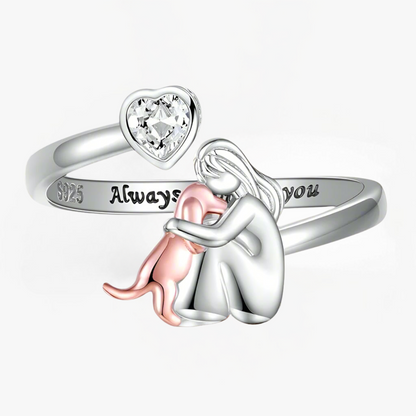 Anne™ | Dog Icon Ring (Pink)
