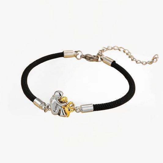 Katy™ | Cord bracelet with dog icon