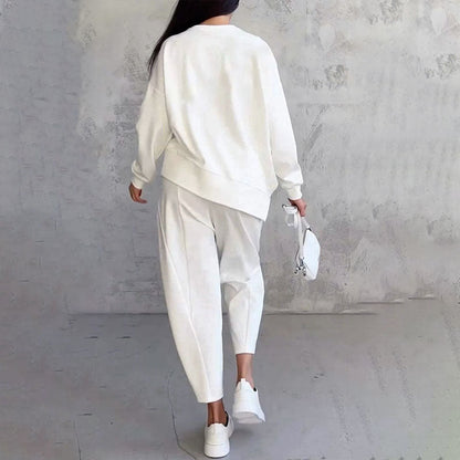 LIANNE | Ensemble deux pièces avec haut à manches longues et pantalon ample