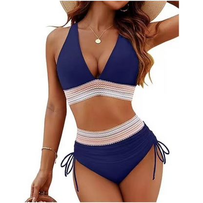 Luna™ | Bikini dos nu avec ceinture rétro