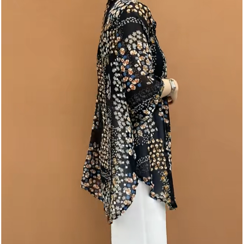 🔥Vente chaude🔥Chemise mi-longue pour femme d'âge moyen