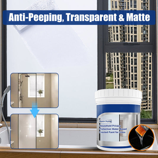 Brise-vue pour la maison Peinture pour verre dépoli à base d'eau