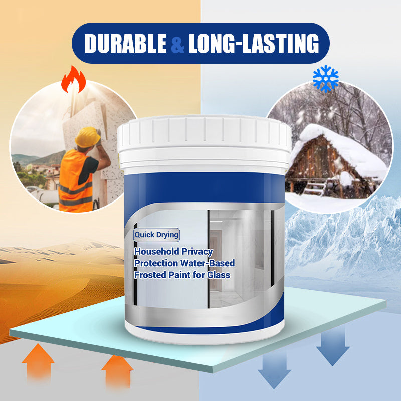 Brise-vue pour la maison Peinture pour verre dépoli à base d'eau